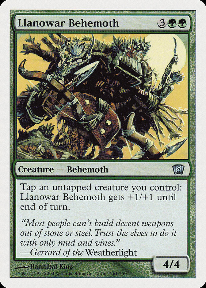 Llanowar Behemoth [Eighth Edition] | Dragon's Lair Comics and Fantasy Houston TX