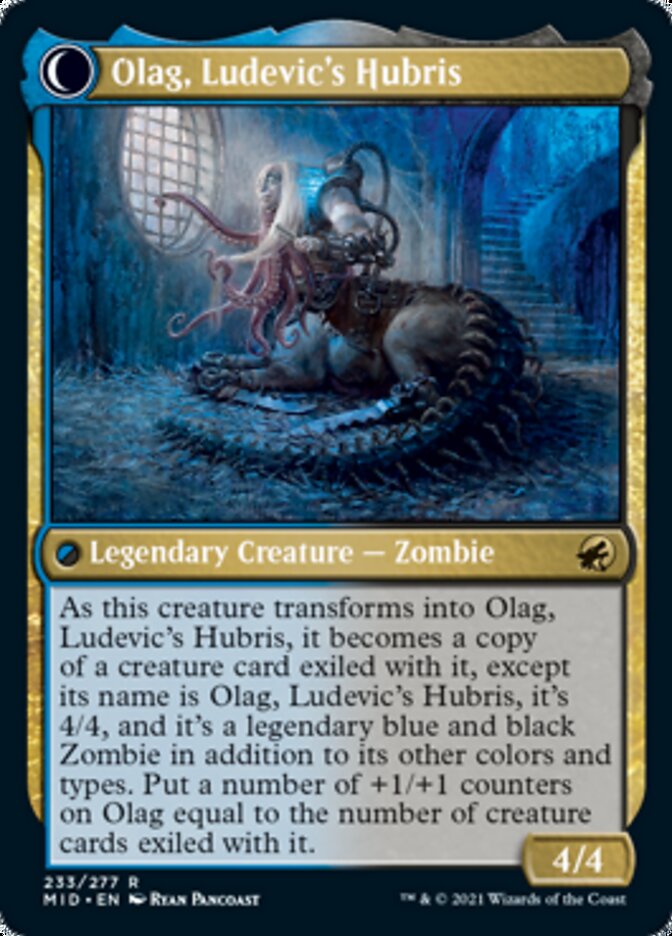 Ludevic, Necrogenius // Olag, Ludevic's Hubris [Innistrad: Midnight Hunt] | Dragon's Lair Comics and Fantasy Houston TX