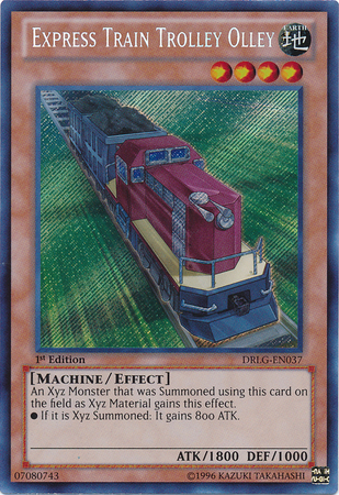 Express Train Trolley Olley [DRLG-EN037] Secret Rare | Dragon's Lair Comics and Fantasy Houston TX