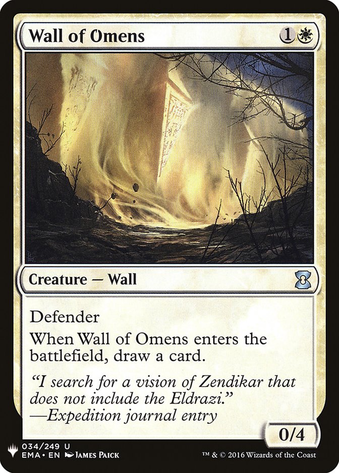 Wall of Omens [Mystery Booster] | Dragon's Lair Comics and Fantasy Houston TX