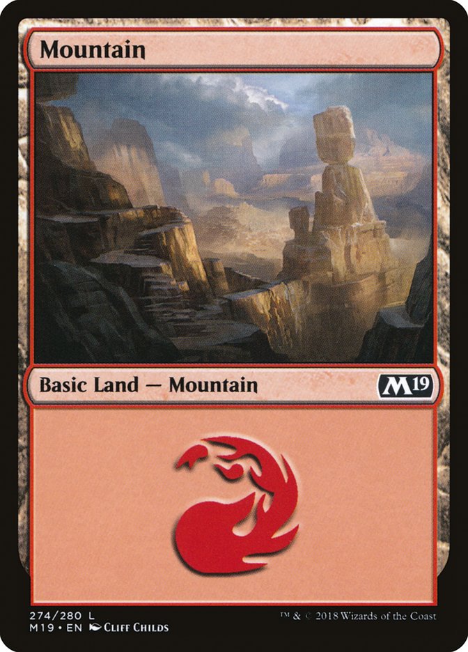 Mountain (274) [Core Set 2019] | Dragon's Lair Comics and Fantasy Houston TX