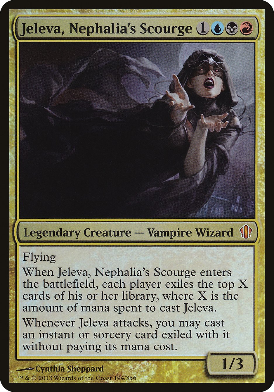 Jeleva, Nephalia's Scourge (Oversized) [Commander 2013 Oversized] | Dragon's Lair Comics and Fantasy Houston TX