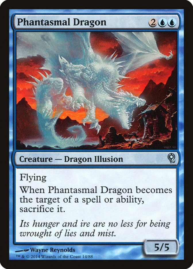 Phantasmal Dragon [Duel Decks: Jace vs. Vraska] | Dragon's Lair Comics and Fantasy Houston TX