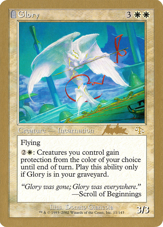 Glory (Brian Kibler) [World Championship Decks 2002] | Dragon's Lair Comics and Fantasy Houston TX