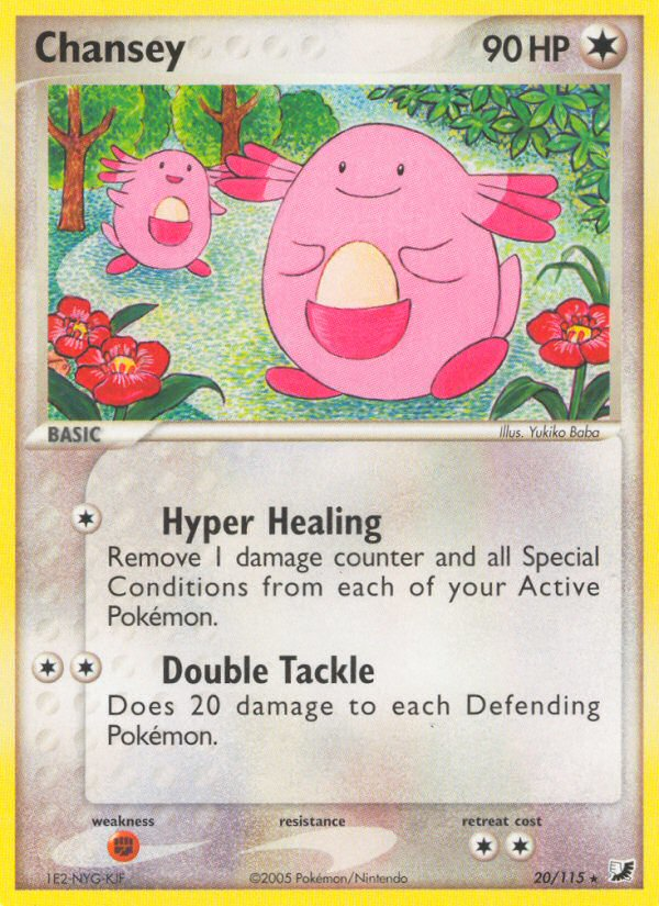 Chansey (20/115) [EX: Unseen Forces] | Dragon's Lair Comics and Fantasy Houston TX