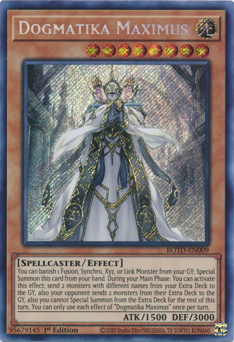 Dogmatika Maximus [ROTD-EN009] Secret Rare | Dragon's Lair Comics and Fantasy Houston TX