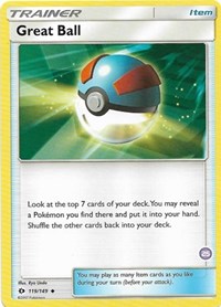 Great Ball (119/149) (Deck Exclusive #25) [Sun & Moon: Trainer Kit - Alolan Sandslash] | Dragon's Lair Comics and Fantasy Houston TX