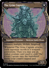 Throne of the Grim Captain // The Grim Captain (Showcase) [The Lost Caverns of Ixalan] | Dragon's Lair Comics and Fantasy Houston TX