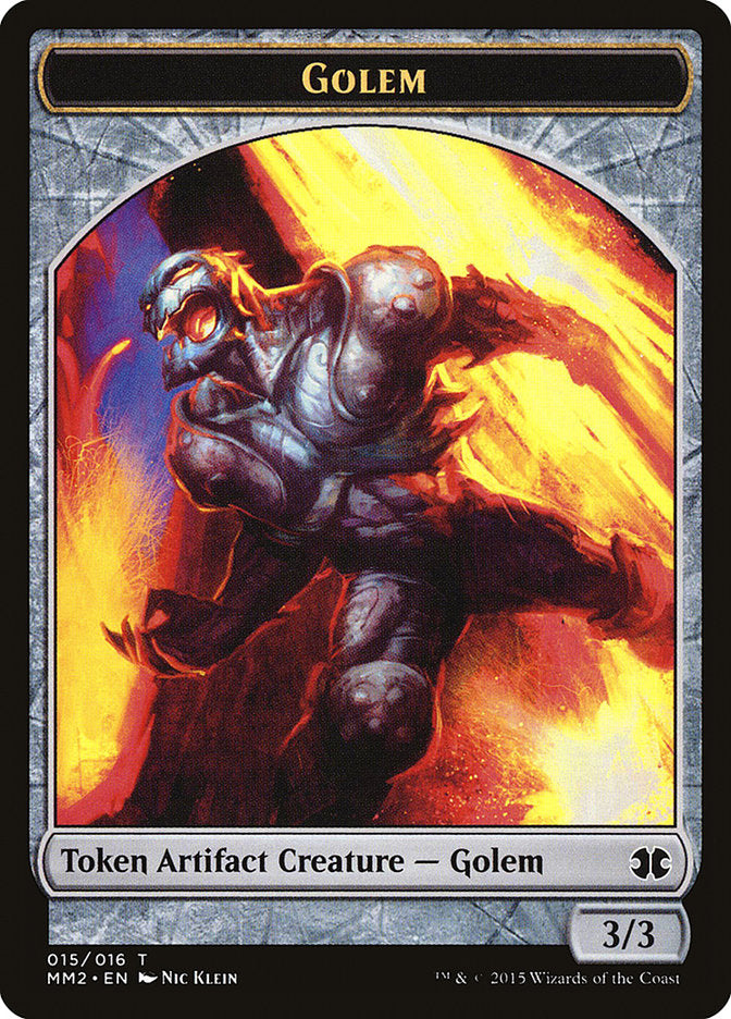 Golem Token [Modern Masters 2015 Tokens] | Dragon's Lair Comics and Fantasy Houston TX