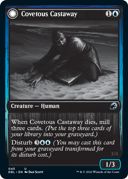 Covetous Castaway // Ghostly Castigator [Innistrad: Double Feature] | Dragon's Lair Comics and Fantasy Houston TX