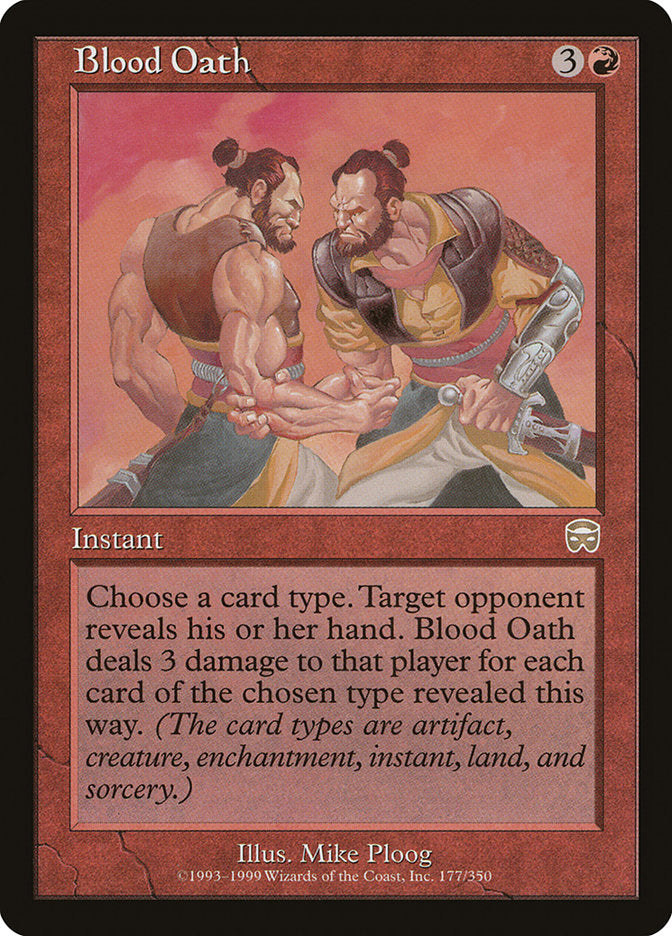 Blood Oath [Mercadian Masques] | Dragon's Lair Comics and Fantasy Houston TX