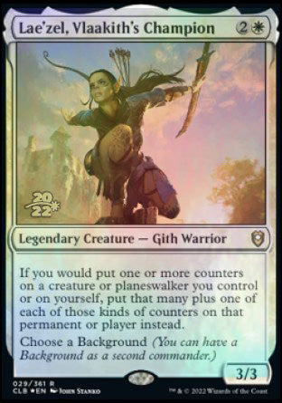 Lae'zel, Vlaakith's Champion [Commander Legends: Battle for Baldur's Gate Prerelease Promos] | Dragon's Lair Comics and Fantasy Houston TX