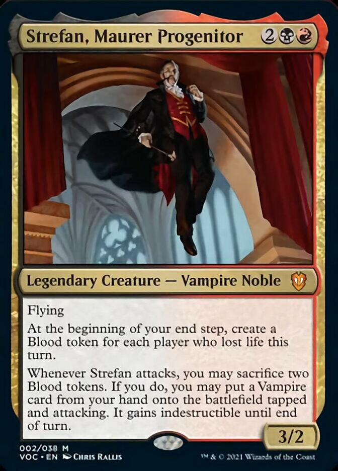 Strefan, Maurer Progenitor (Display Commander) [Innistrad: Crimson Vow Commander] | Dragon's Lair Comics and Fantasy Houston TX