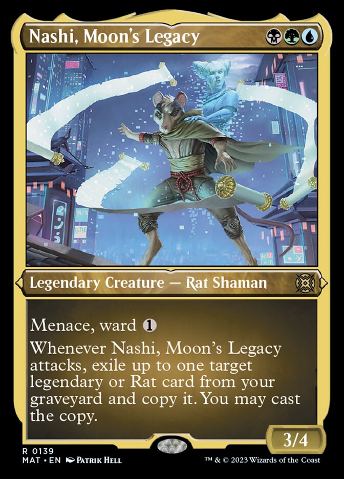 Nashi, Moon's Legacy (Foil Etched) [March of the Machine: The Aftermath] | Dragon's Lair Comics and Fantasy Houston TX