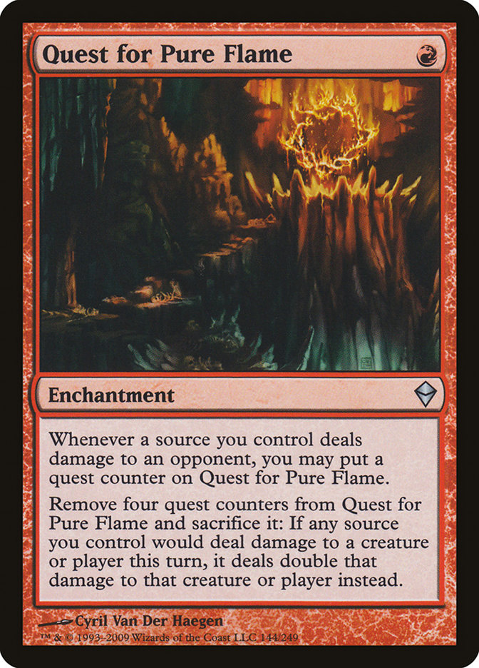 Quest for Pure Flame [Zendikar] | Dragon's Lair Comics and Fantasy Houston TX