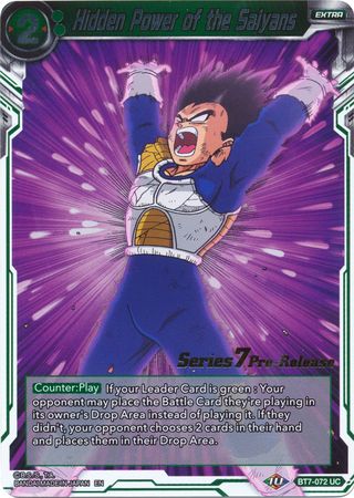 Hidden Power of the Saiyans (BT7-072_PR) [Assault of the Saiyans Prerelease Promos] | Dragon's Lair Comics and Fantasy Houston TX