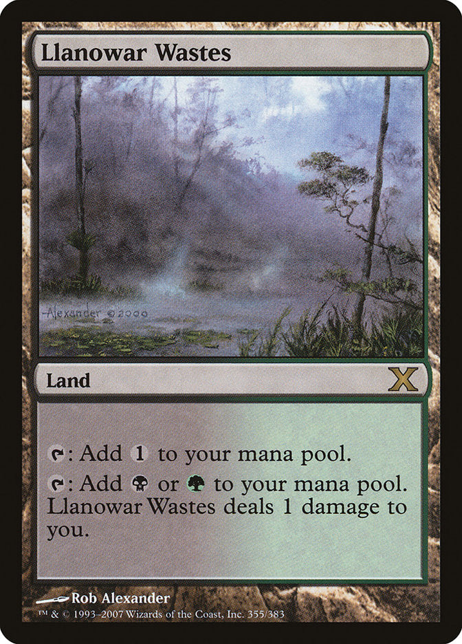 Llanowar Wastes [Tenth Edition] | Dragon's Lair Comics and Fantasy Houston TX