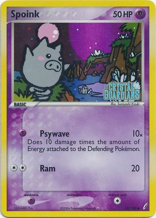 Spoink (62/100) (Stamped) [EX: Crystal Guardians] | Dragon's Lair Comics and Fantasy Houston TX