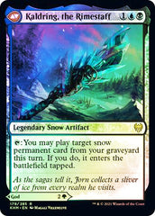 Jorn, God of Winter // Kaldring, the Rimestaff [Kaldheim Prerelease Promos] | Dragon's Lair Comics and Fantasy Houston TX