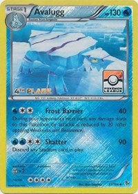 Avalugg (31/106) (League Promo 4th Place) [XY: Flashfire] | Dragon's Lair Comics and Fantasy Houston TX