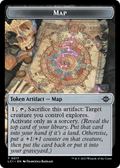 Map // Bat Double-Sided Token [The Lost Caverns of Ixalan Tokens] | Dragon's Lair Comics and Fantasy Houston TX