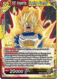 SS Vegeta, Raging Frenzy (BT8-111_PR) [Malicious Machinations Prerelease Promos] | Dragon's Lair Comics and Fantasy Houston TX