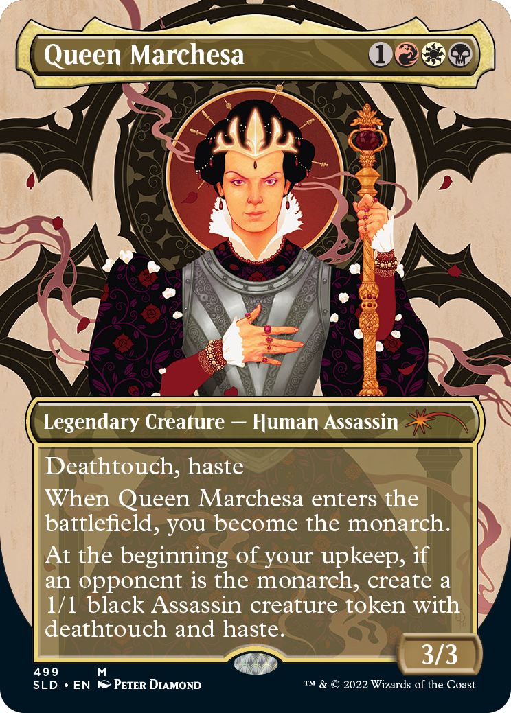 Queen Marchesa (Borderless) [Secret Lair Drop Series] | Dragon's Lair Comics and Fantasy Houston TX