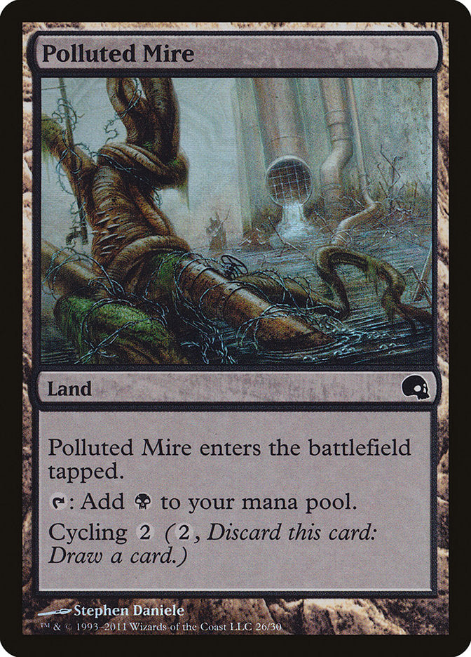 Polluted Mire [Premium Deck Series: Graveborn] | Dragon's Lair Comics and Fantasy Houston TX