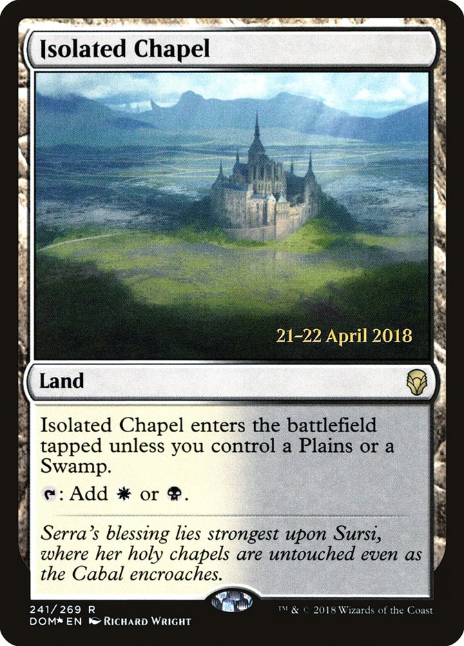 Isolated Chapel [Dominaria Prerelease Promos] | Dragon's Lair Comics and Fantasy Houston TX