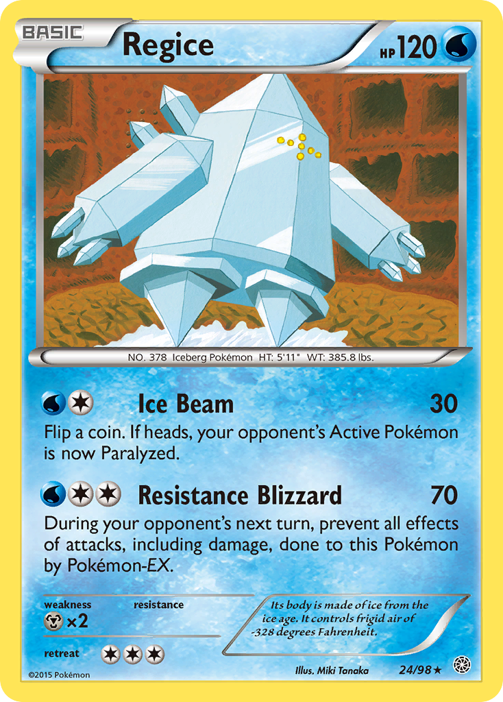 Regice (24/98) [XY: Ancient Origins] | Dragon's Lair Comics and Fantasy Houston TX