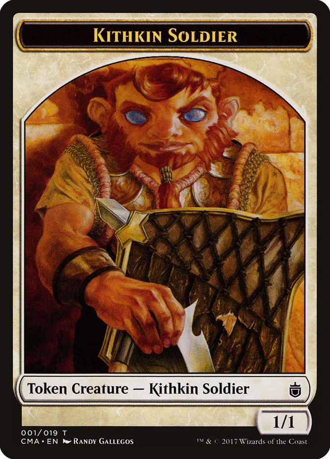 Kithkin Soldier Token [Commander Anthology Tokens] | Dragon's Lair Comics and Fantasy Houston TX