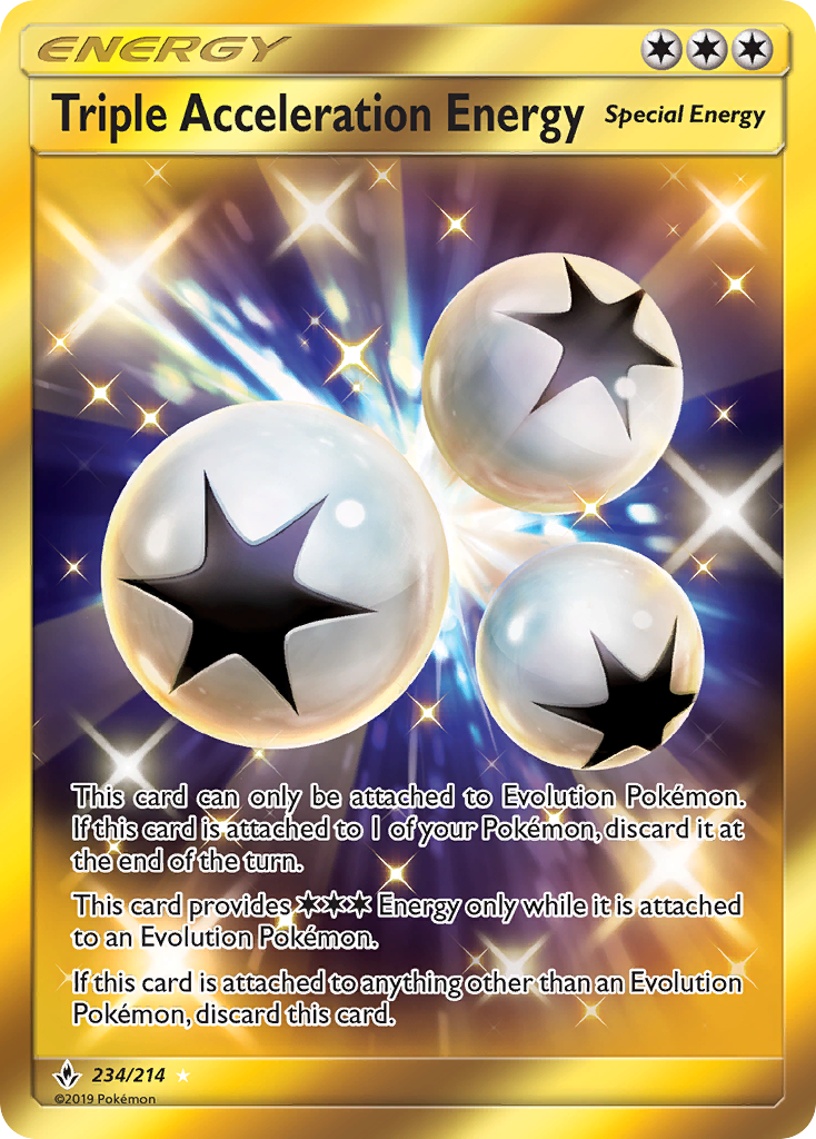 Triple Acceleration Energy (234/214) [Sun & Moon: Unbroken Bonds] | Dragon's Lair Comics and Fantasy Houston TX