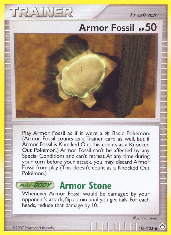 Armor Fossil (116/123) [Diamond & Pearl: Mysterious Treasures] | Dragon's Lair Comics and Fantasy Houston TX