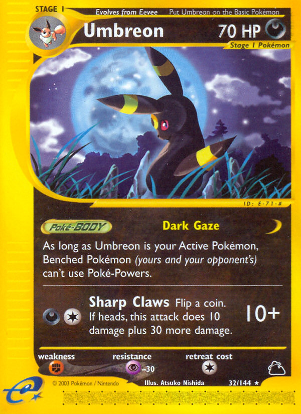 Umbreon (32/144) [Skyridge] | Dragon's Lair Comics and Fantasy Houston TX