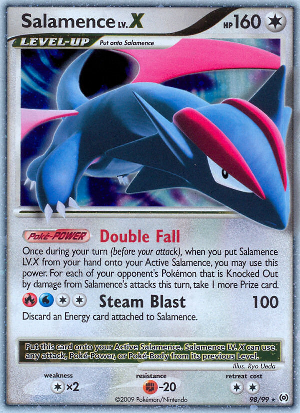 Salamence LV.X (98/99) [Platinum: Arceus] | Dragon's Lair Comics and Fantasy Houston TX