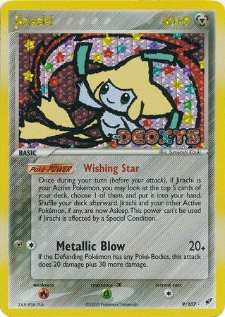 Jirachi (9/107) (Stamped) [EX: Deoxys] | Dragon's Lair Comics and Fantasy Houston TX