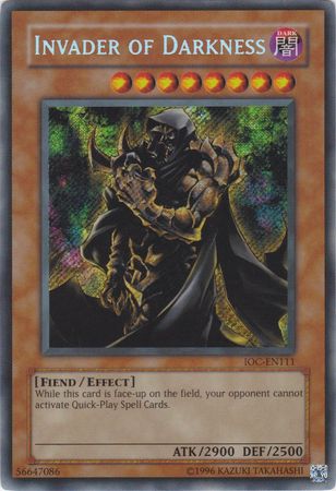 Invader of Darkness [IOC-EN111] Secret Rare | Dragon's Lair Comics and Fantasy Houston TX