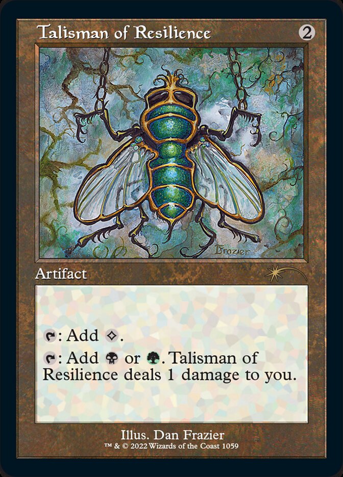 Talisman of Resilience (Foil Etched) [Secret Lair Drop Series] | Dragon's Lair Comics and Fantasy Houston TX