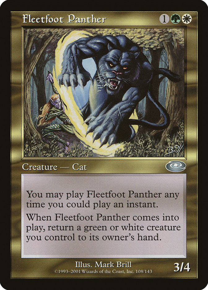 Fleetfoot Panther [Planeshift] | Dragon's Lair Comics and Fantasy Houston TX