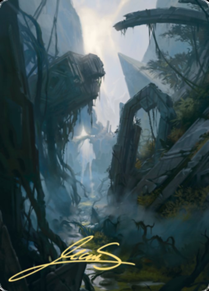 Swamp 2 Art Card (Gold-Stamped Signature) [Zendikar Rising Art Series] | Dragon's Lair Comics and Fantasy Houston TX