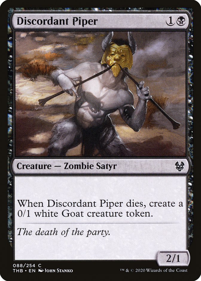 Discordant Piper [Theros Beyond Death] | Dragon's Lair Comics and Fantasy Houston TX