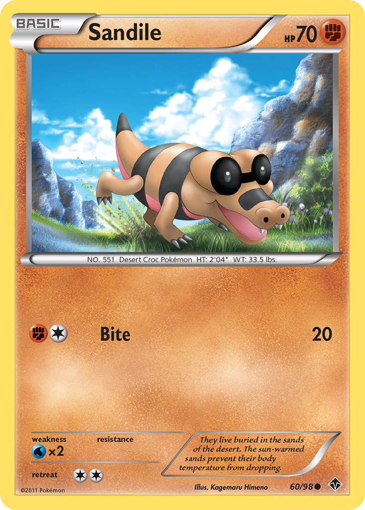 Sandile (60/98) [Black & White: Emerging Powers] | Dragon's Lair Comics and Fantasy Houston TX