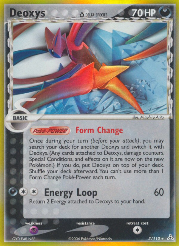 Deoxys (3/110) (Delta Species) [EX: Holon Phantoms] | Dragon's Lair Comics and Fantasy Houston TX