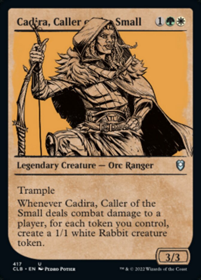 Cadira, Caller of the Small (Showcase) [Commander Legends: Battle for Baldur's Gate] | Dragon's Lair Comics and Fantasy Houston TX