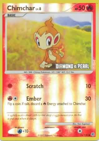 Chimchar (76/130) [Burger King Promos: 2008 Collection] | Dragon's Lair Comics and Fantasy Houston TX