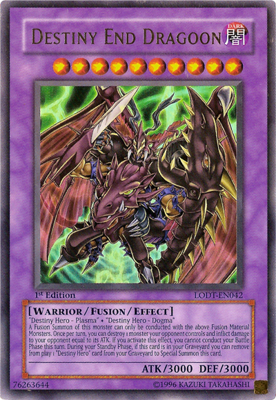 Destiny End Dragoon [LODT-EN042] Ultra Rare | Dragon's Lair Comics and Fantasy Houston TX