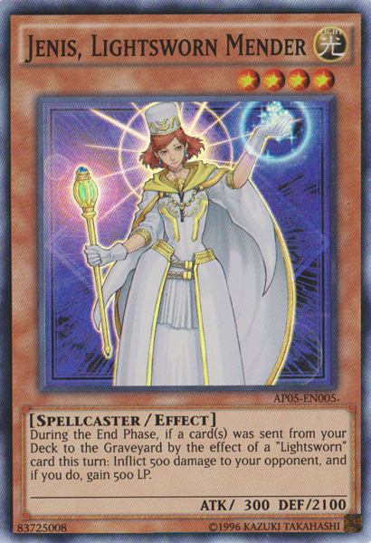 Jenis, Lightsworn Mender [AP05-EN005] Super Rare | Dragon's Lair Comics and Fantasy Houston TX