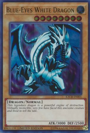 Blue-Eyes White Dragon (Oversized) [KACB-EN001] Promo | Dragon's Lair Comics and Fantasy Houston TX