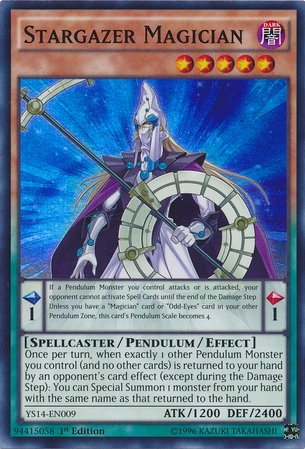 Stargazer Magician [YS14-EN009] Super Rare | Dragon's Lair Comics and Fantasy Houston TX