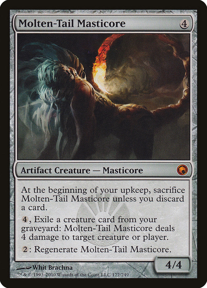 Molten-Tail Masticore [Scars of Mirrodin] | Dragon's Lair Comics and Fantasy Houston TX